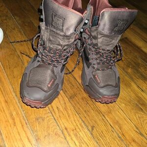 Vans High-Top Sneakers in Brown and Black